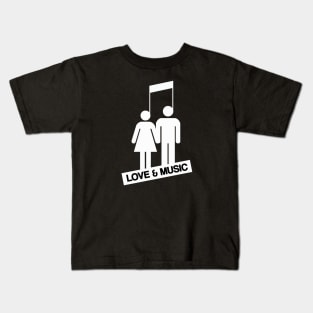 Love and Music Kids T-Shirt